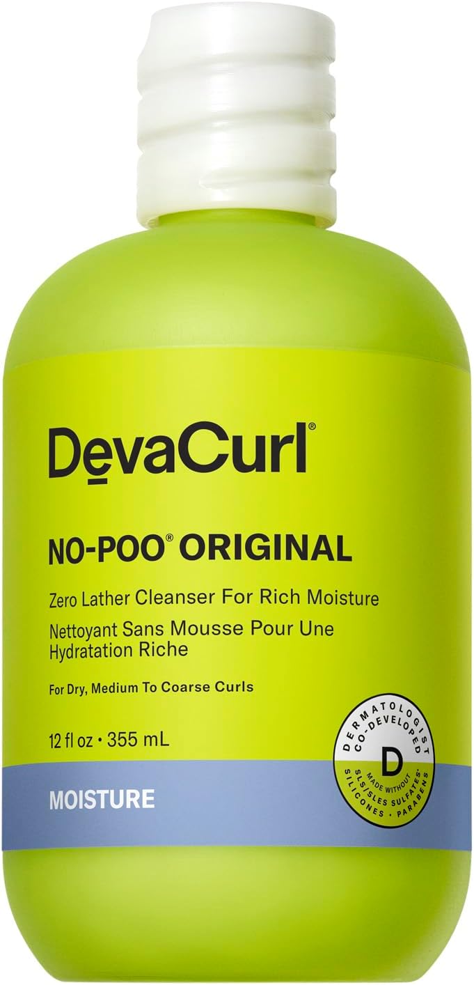 No-Poo Original Non-Lathering Cleanser for Rich Moisture | Non-Stripping | Hydrates Curls | All Curl Types