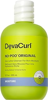 DevaCurl No-Poo Original Non-Lathering Cleanser for Rich Moisture | Non-Stripping | Hydrates Curls | All Curl Types