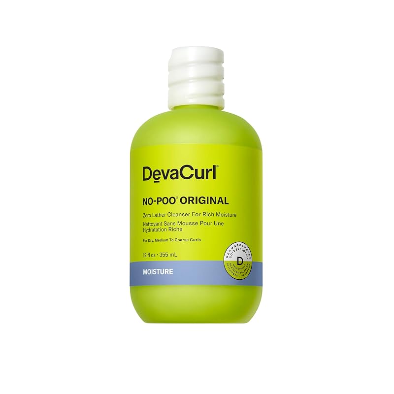 DevaCurl No-Poo Original Limpador Capilar sem Espuma, Fragrância Fresh Rose