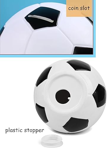 Miniatura 3 de Alcancía para niños gran banco de monedas de fútbol juguete de plástico irrompible cumpleaños para niños decoración del hogar