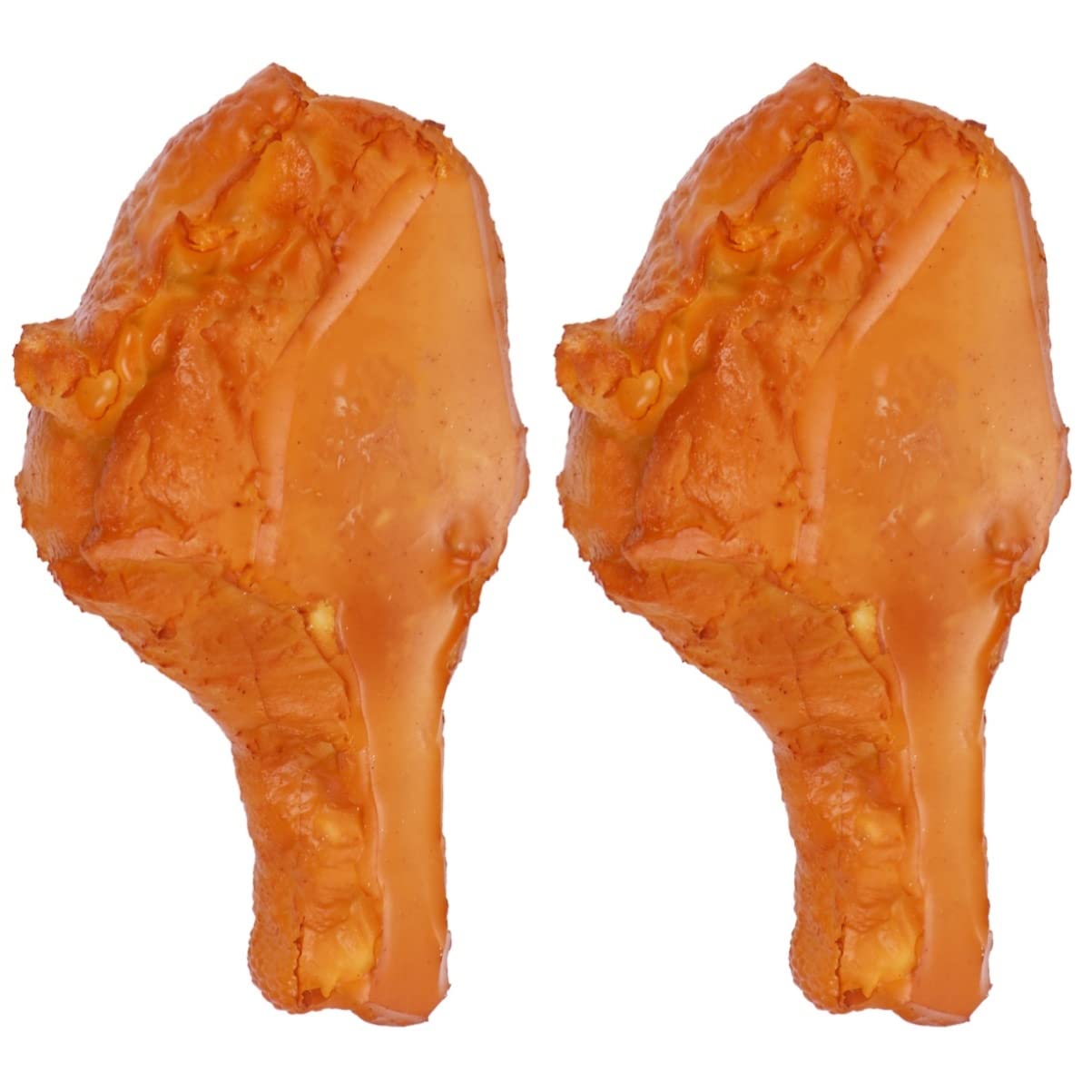 Toyvian2pcs Chicken Leg Model Fake Chicken Leg Educational Toy Kitchen Decoration Fake Meat Chicken Decoration Miniatures Developmental Toys Puzzle Toys Models Pvc Food Duck Leg