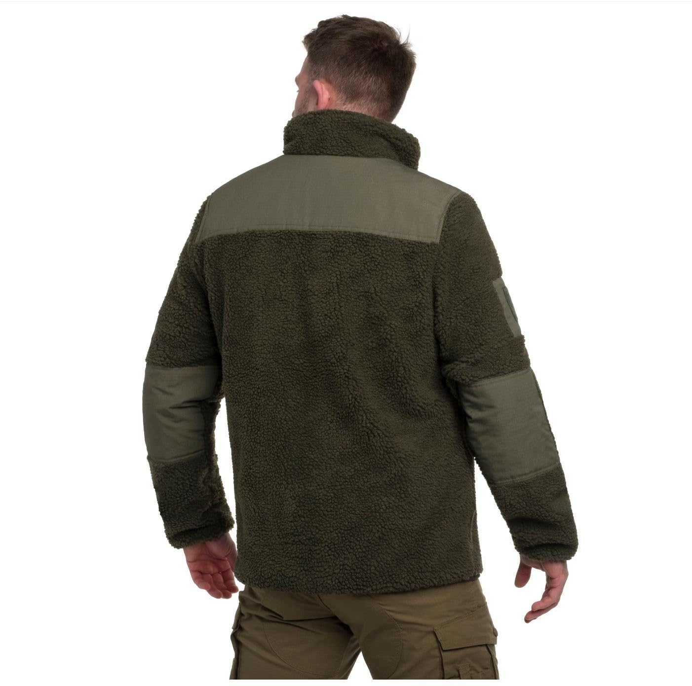 Military Wear Tactical Fleece | męska kurtka polarowa z 5 kieszeniami | taktyczny polar z zapięciem na rzepy | wyposażenie survivalowe bushcraft | 100% poliester