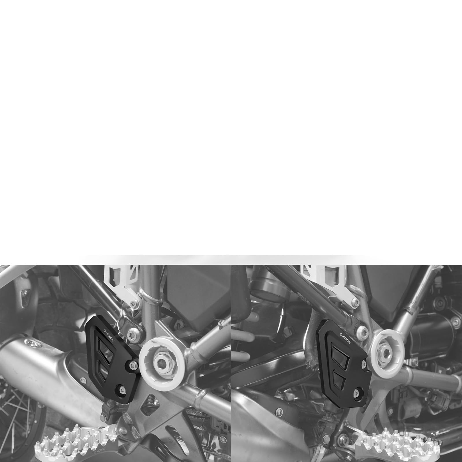 wydechu motocyklowego Główna Osłona Tylnego Hamulca Tłumik osłona