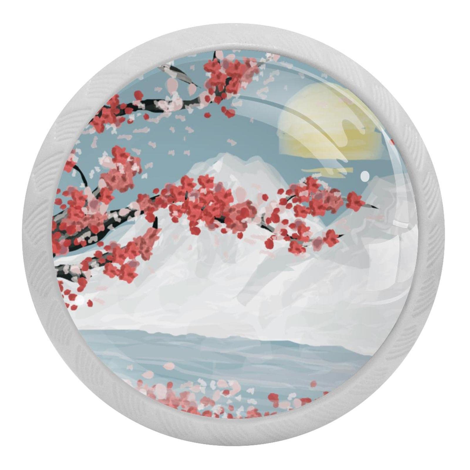 Boutons pour tiroir de commode design montagne Sakura finitions soignées