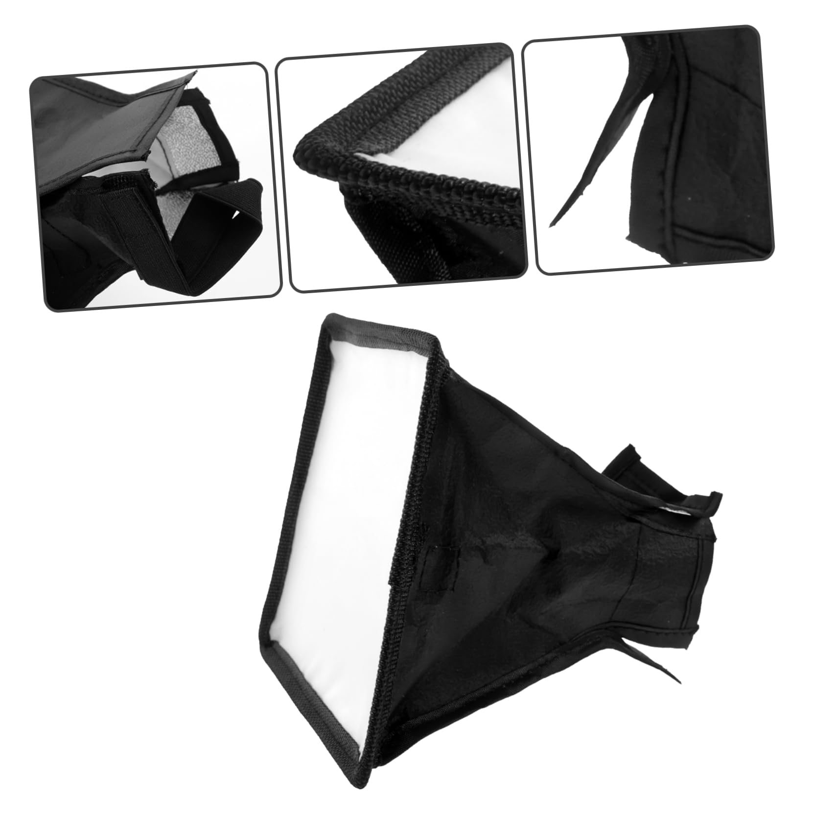 PHENOFICE for Camera Flash Reflective Fabric Diffuser Universal Fit for Outdoor and Indoor Activities