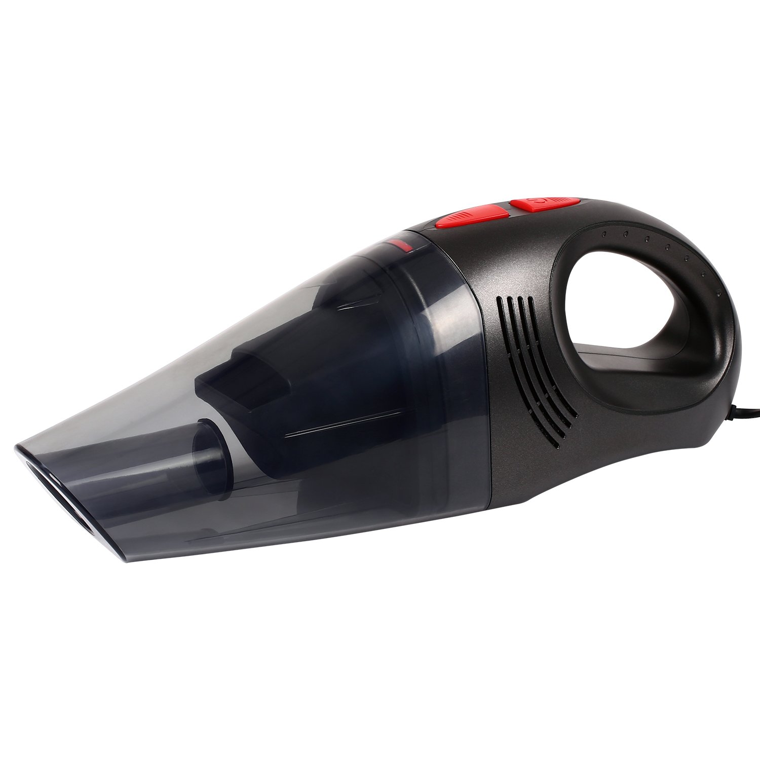 Car Vacuum Cleaner, 12V 100W 3500PA Mini Portable Auto Charger Wet Dry Handheld Vacuum Cleaner (Black)