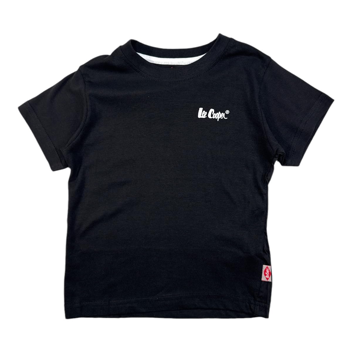 Lee Cooper, Koszulka, chłopiec, dziewczynka, (4-14 lat), koszulka polo, tank, koszula, nadruk, odzież, unisex, dzieci, sport, oddychająca, model GLC121210 TS S7-6A, czarna, czarny, 6 lat