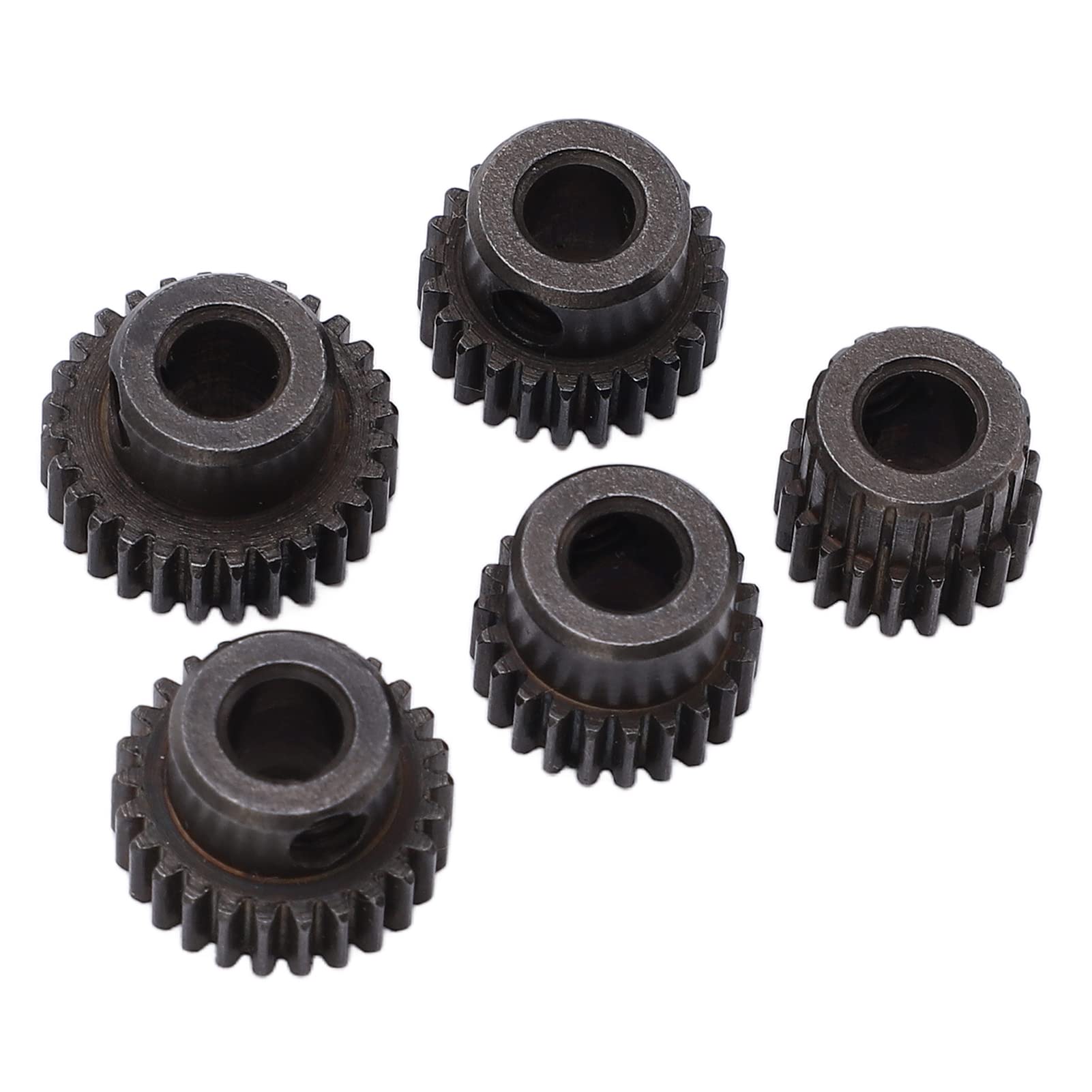 KIMISS 5mm Ritzel 48P Autozubehör 5Pcs 48Dp Motorzahnrad 5mm Wellenloch 20T 22T 24T 26T 28T Zahnrad Ritzel für 1 10 Rc Truck 5mm 48P Ritzel
