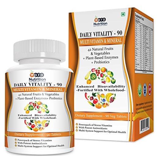 ProNutrition Multivitamin with 42 Vitamins and Mineral Enzymes and Probiotics - 90 Tablets