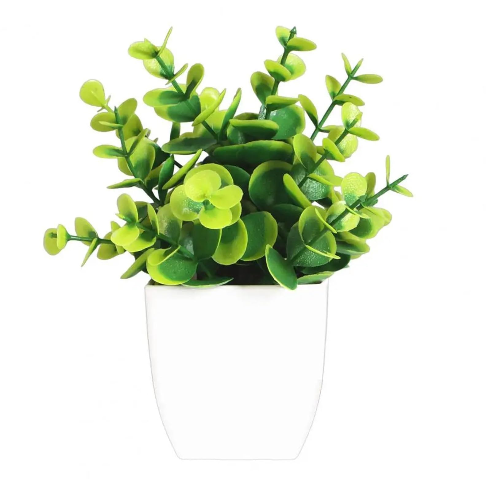 HUWOYG 1PCS Artificial Bonsai Vivid Non Wither Realistic Potted Plants Living Room Bedroom Eucalyptus Home Decor For Hotel For Home