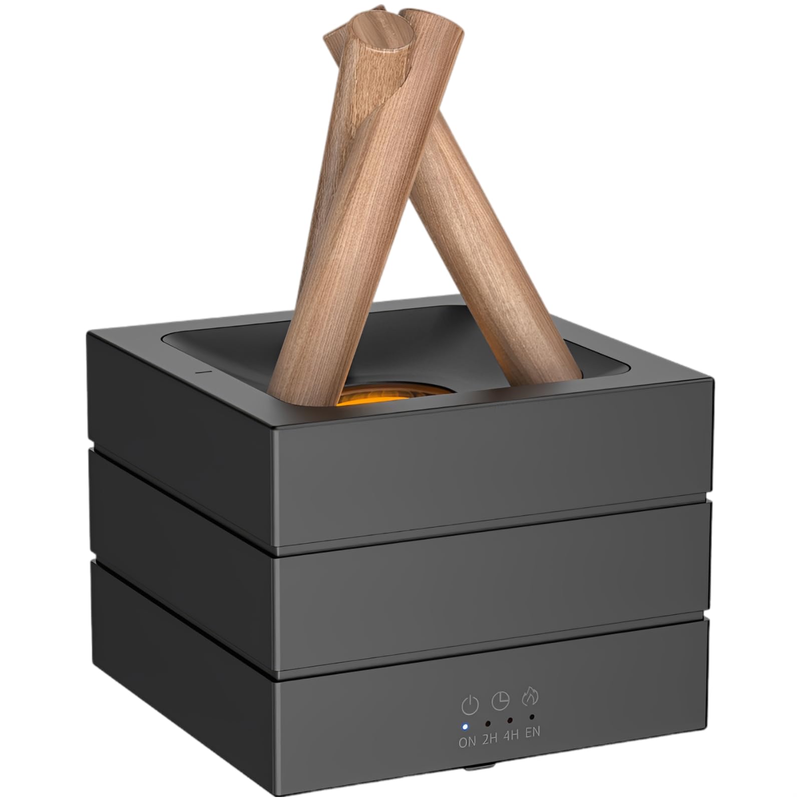 Diffuseur d'arômes Bonfire avec éclairage 7 couleurs et télécommande