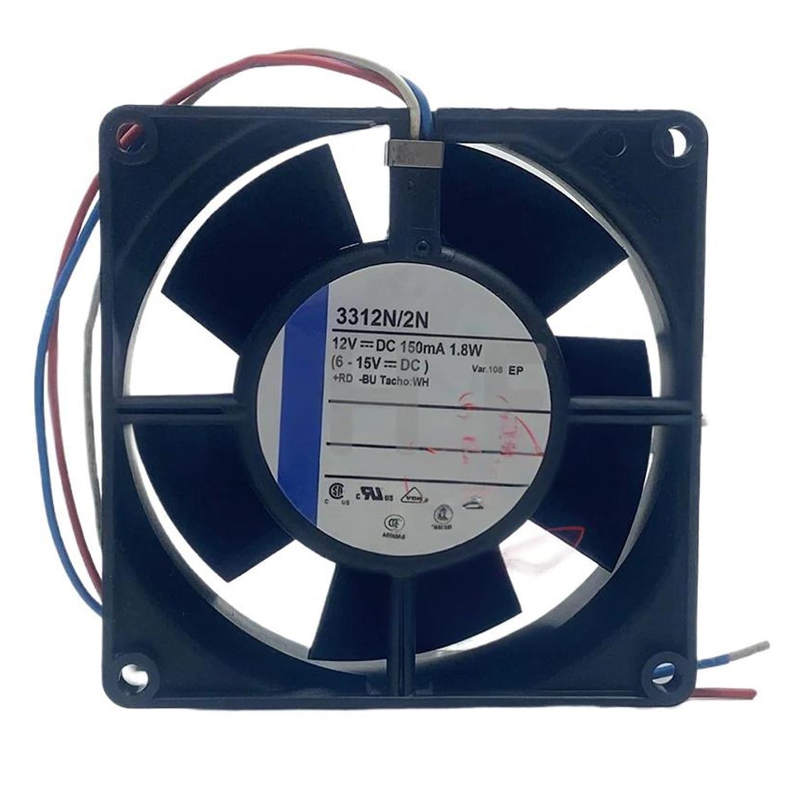 YMUGUEGH 3312N/2N 12V 1.8W 9032 Fan(Three-Wire)