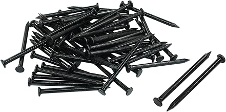 50pcs Hardware Nails 2 inch Length, Black Carbon Steel Point Tip Wall Cement Masonry Nail,Woodworking Nails,Concrete Nails