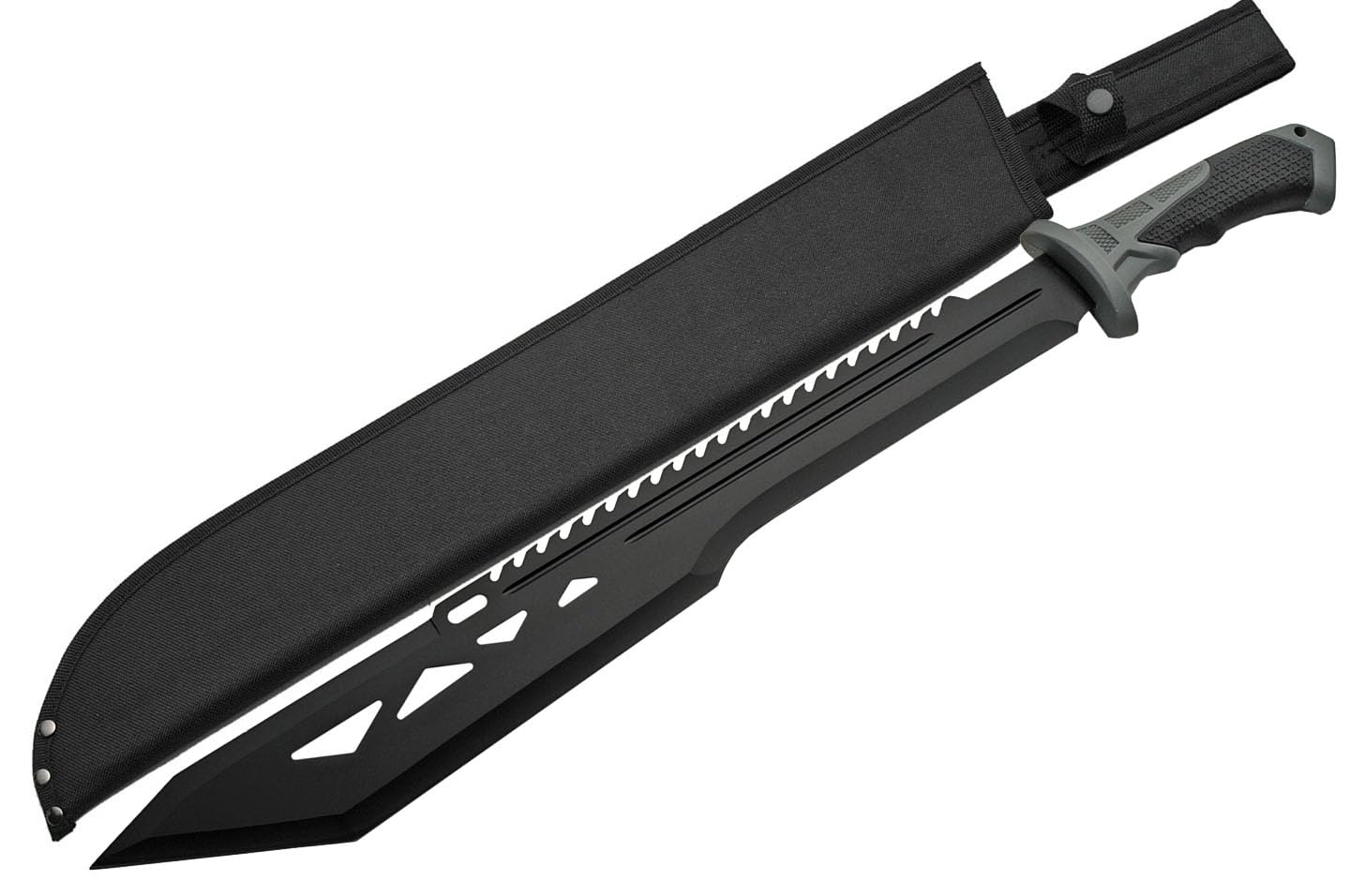 25" Black Macho Machete with Sheath