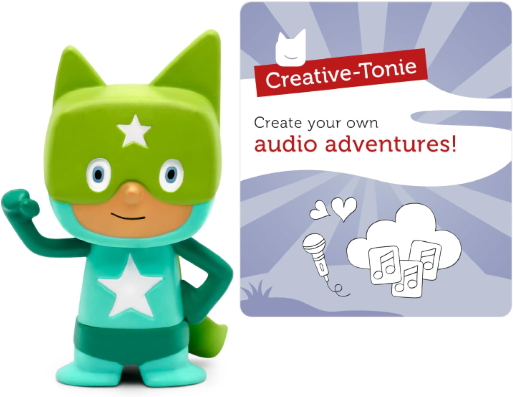 Tonies Superhero Creative Audio Character - Turquoise/Green