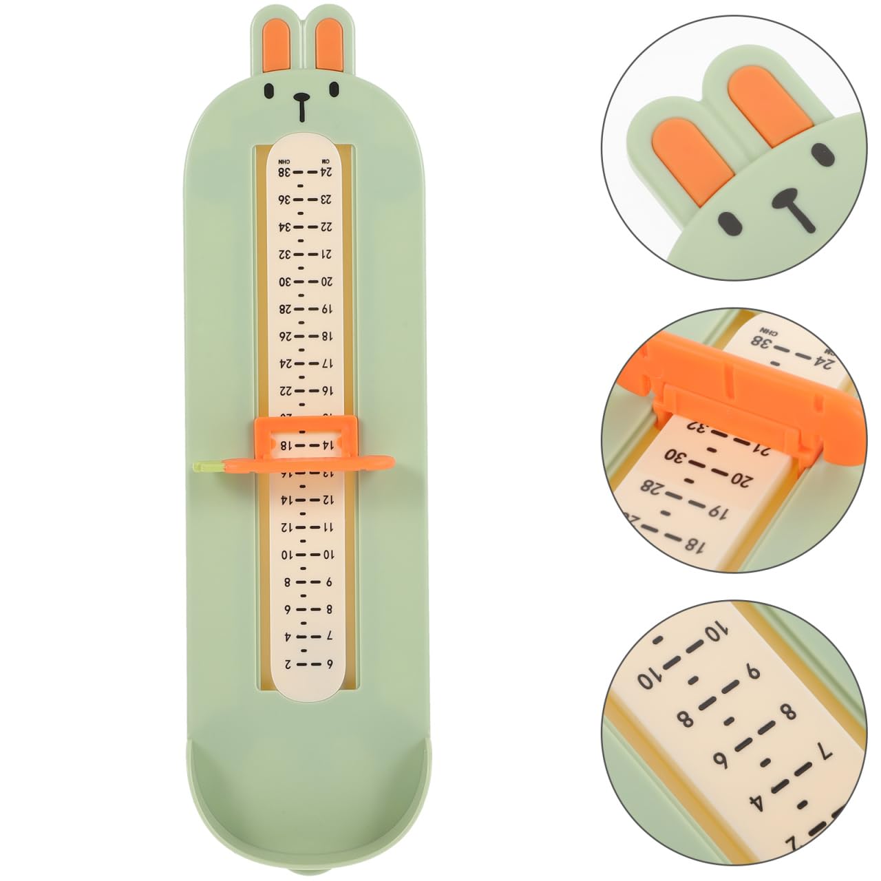 minkissy Dispositif De Mesure Des Pieds Pour Enfants Règle Ajustable Outil De Mesure Pied Enfant Taille Française Chaussures Bébé Garçon Fille À Domicile