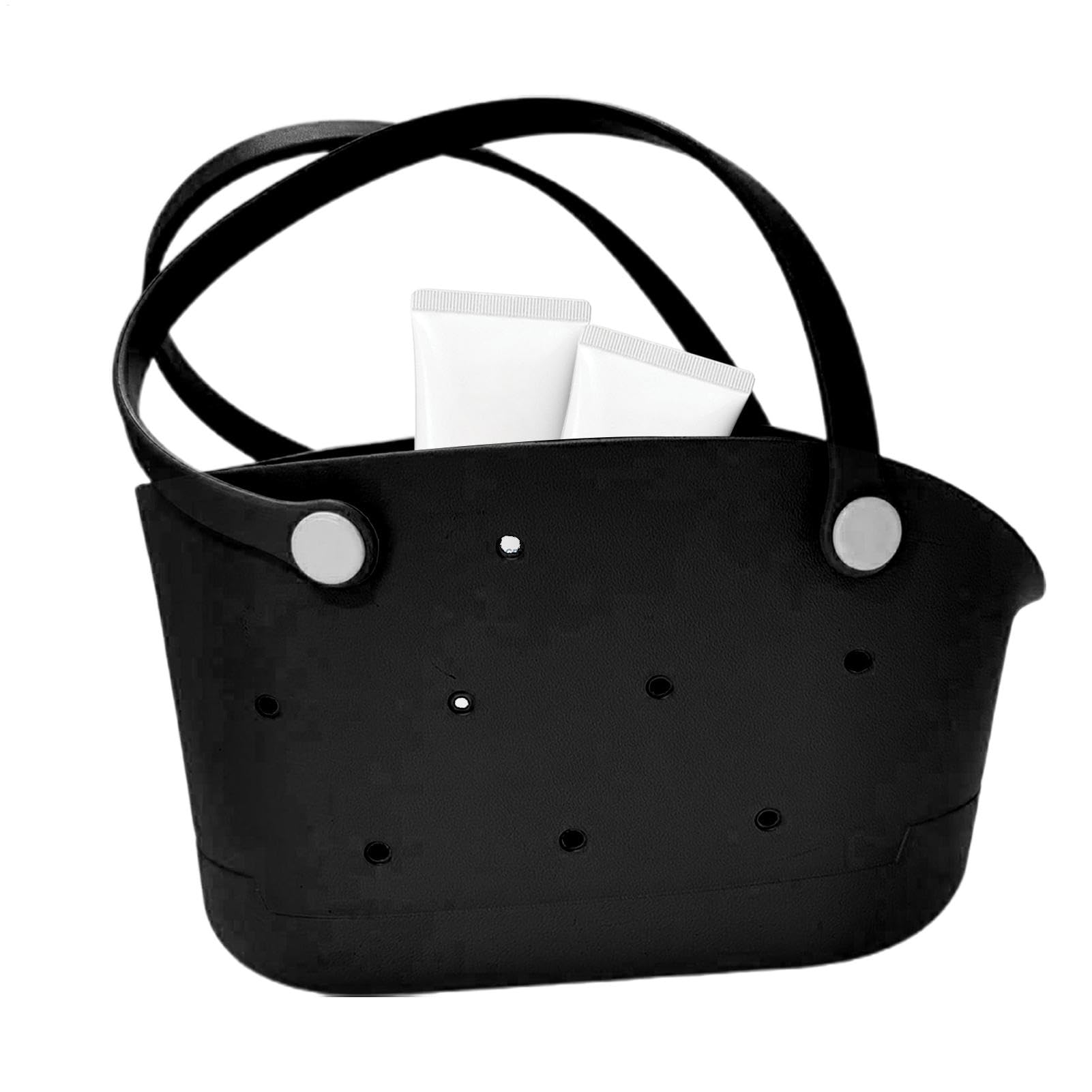 Bolsa de playa de goma, bolsa de playa pequeña, resistente a la arena y lavable, accesorios de viaje portátiles para hombres y mujeres