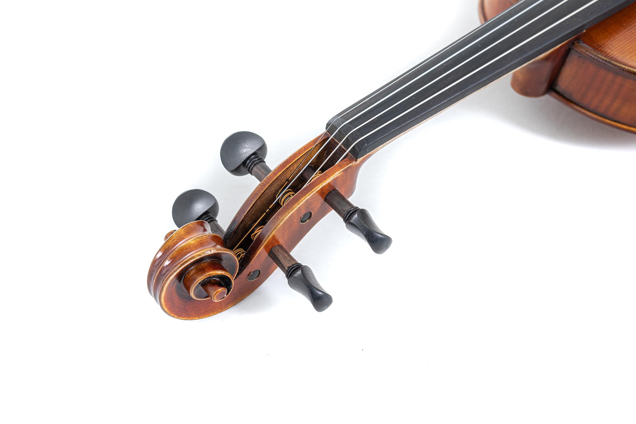 GEWA, set di violini serie Maestro 2 VL 4, 1/2 pronto per l'uso incl. custodia, arco Massaranduba e corde Larsen Aurora