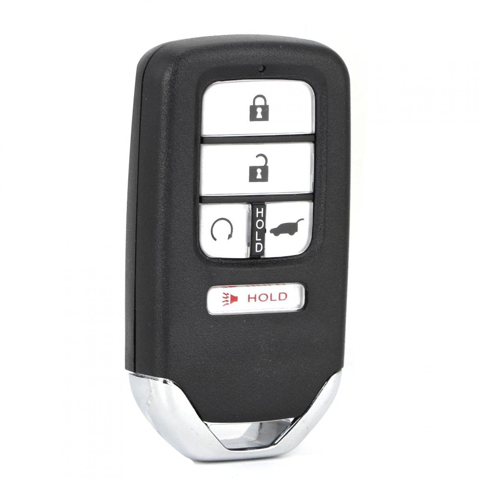 Chiave wireless per auto, chiave telecomando per auto a 4 pulsanti 433MHz 47 chip adatta per CR-V/Civic/Pilot SUV KR5V2X