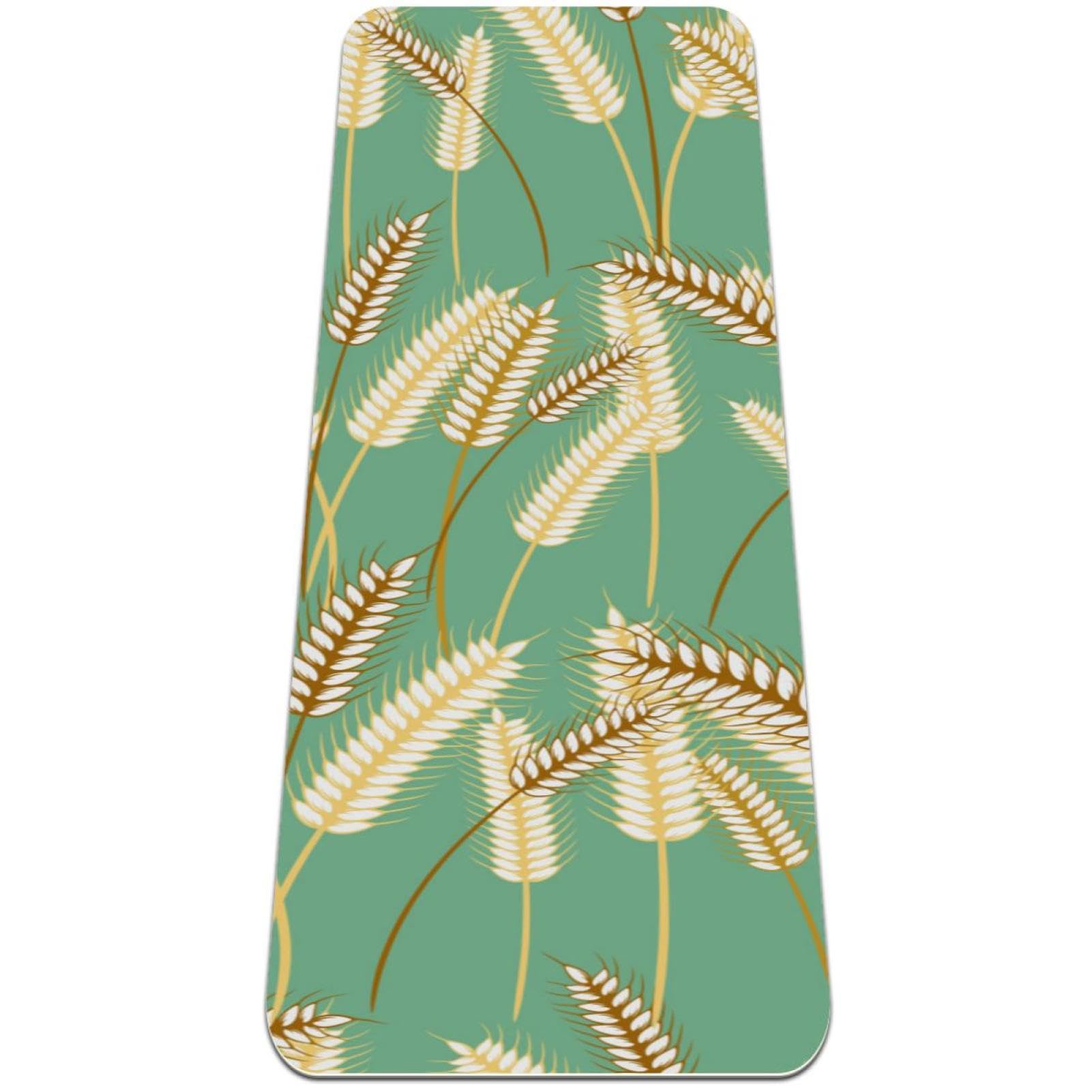 Flourishing Floral Yoga Mat Thick Workout Exercise Mat, Non Slip Pilates Fitness Mats, Eco Friendly, Anti-Tear 1/4" Thick Yoga Mats for Home Workout