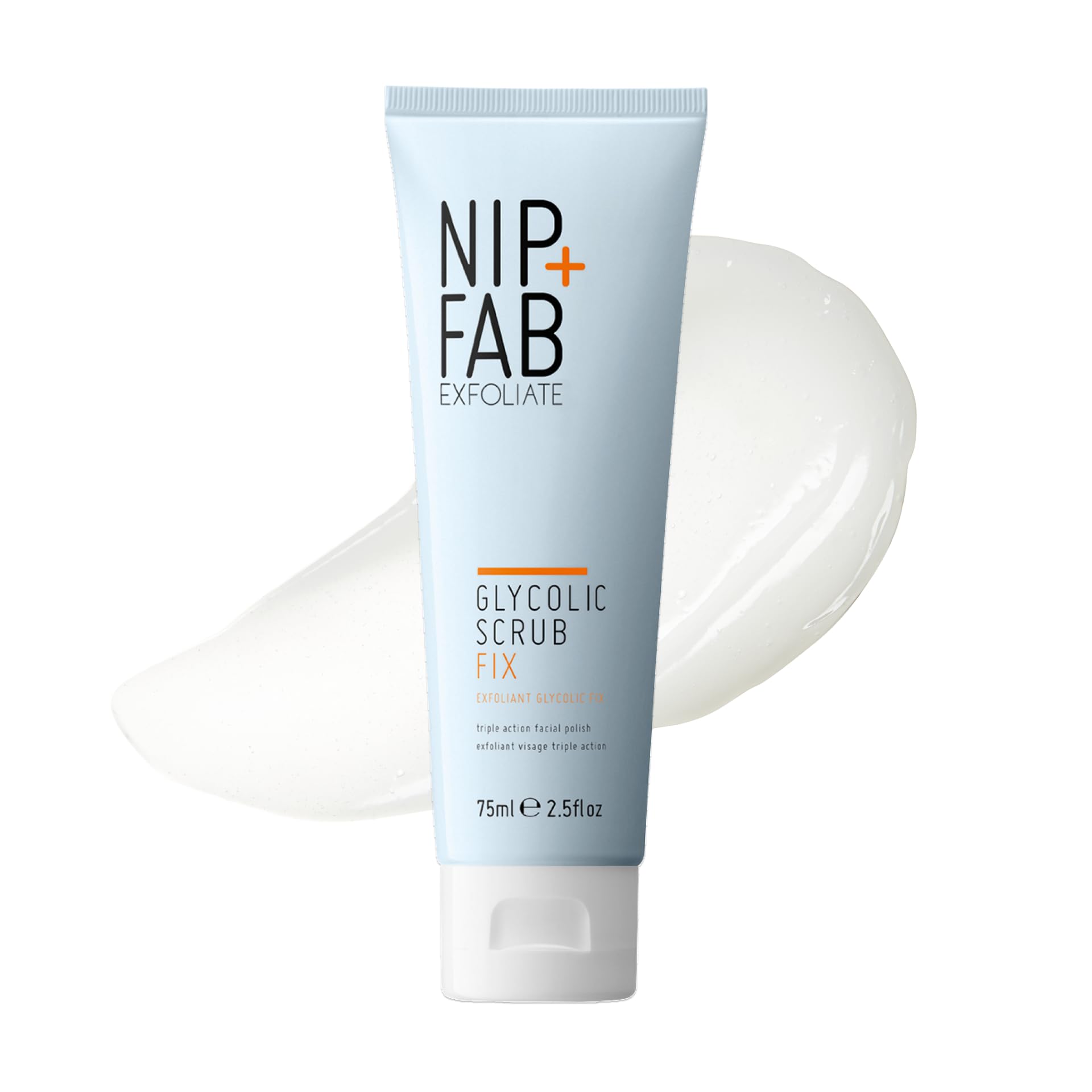 Nip + Fab Glycolic Fix Scrub – Peeling Złuszczający z Kwasem Glikolowym i Salicylowym, Dla Promiennej, Gładkiej i Oczyszczonej Skóry