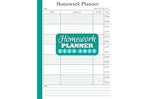 School Assignment Planner 2024-2025: Plan, Track, and Succeed!