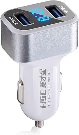 Kongqiabona 3.1A Dual 2 Cargador USB Adaptador Volt?metro del Coche Bater?a Voltaje Monitor YC-18 Kongqiabona 3.1A Dual 2 Cargador USB Adaptador Volt?metro del Coche Bater?a Voltaje Monitor YC-18
