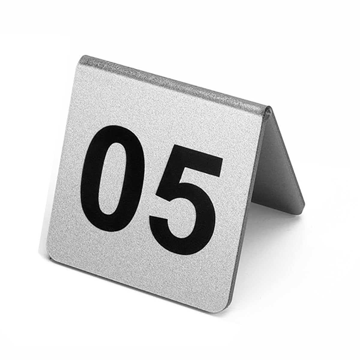 GTHTUHFD Table Numbers 1-10 Restaurant,Acrylic Gold Tent Style Table Numbers 1-10/25/50 Restaurant Number Plate Reserved Seating Plate, Wbirthday Marriage Party Supplies,Sier-1 to 10