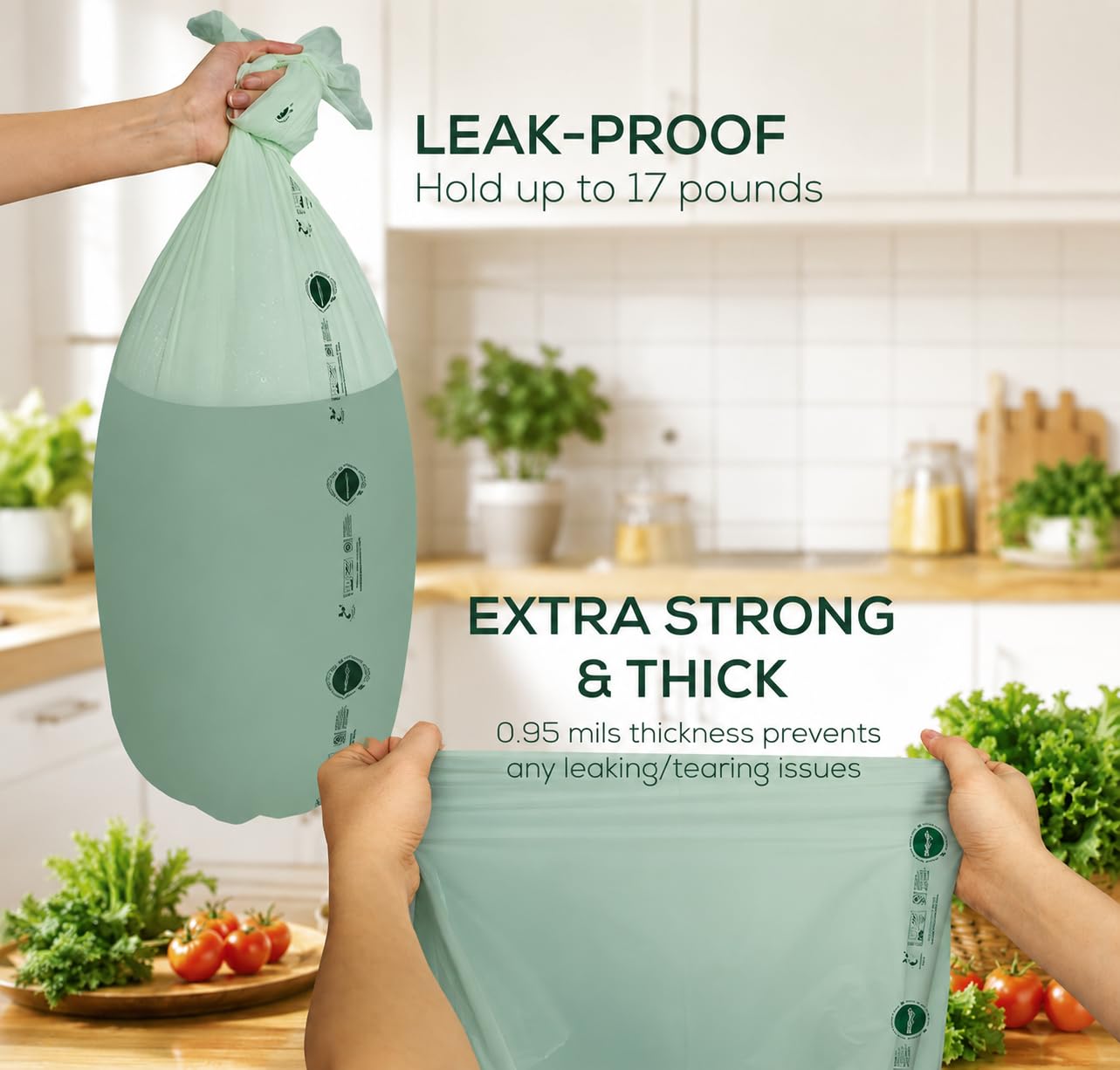 ANECO Compostable Food Waste Bags Gallery Image