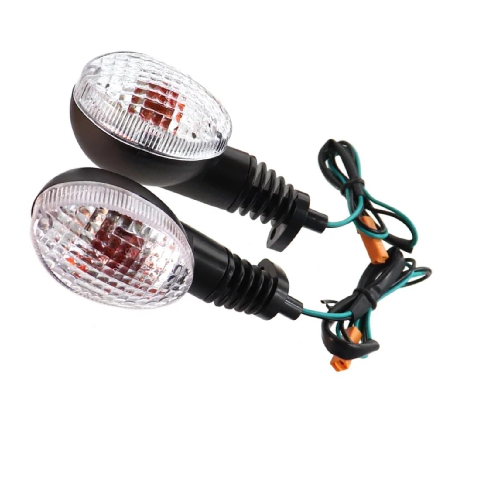 Per D-TRACKER 250 2008 2009 2010 2011 2012 2013 2014 2015 2016 2017 Per Ninja 250R 2008-2012 Ambra Indicatori Di Direzione Luci Indicatori Lampeggiante(Clear)