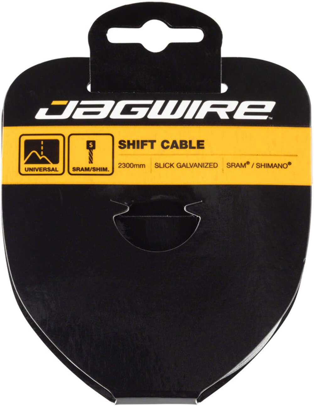 Jagwire Slick Galvanized Derailleur Wire 2300mm Shimano Head by