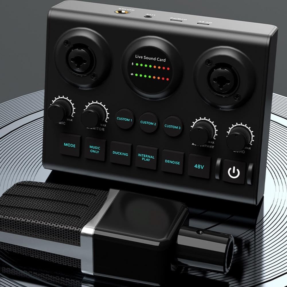 Tarjeta de sonido Tarjeta de sonido externa Bluetooth for grabar