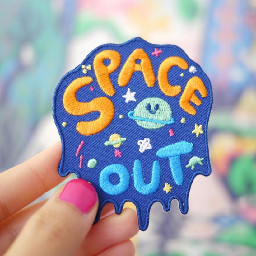 Daily Crafts Unisex Cool Unique Design Embroidered Iron On and Sew On Patch Badges Logos Emblems (Design 33)
