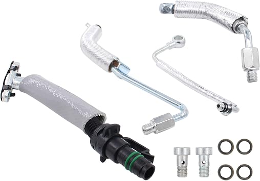MOTOKU Turbo Oil Return Drain Line and Oil Feed Pipe Kit | for Chevrolet Trax Sonic 2012-2020, Cruze 2011-2019, for Buick Encore 2013-2021 1.4L