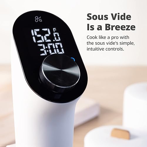 Miniatura 8 de Greater Goods Kit Pro Sous Vide  Una olla Sous Vide de 1100 W potente y precisa y recipiente de plástico de primera calidad con estante Sous Vide