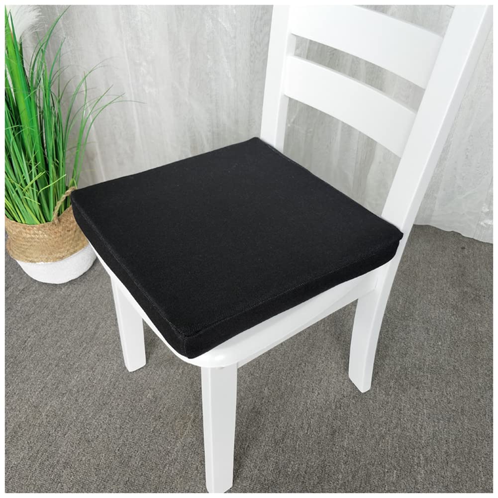 2 cojines cuadrados acolchados de 50 x 50 cm, para comedor, jardín y sillones, cómodos cojines de asiento elevador para uso en interiores y exteriores, diseño A-11, 5 cm de grosor
