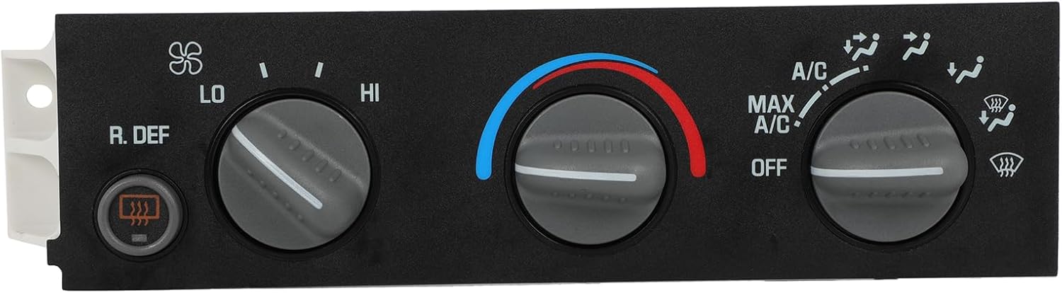 SCITOO A/C Heater Climate Control Module Panel Replace 15858579, fitment 2001-2007 for Chevrolet Express 1500 Base 4.3L;2001-2002 for Chevrolet Express 1500 Base 5.0L