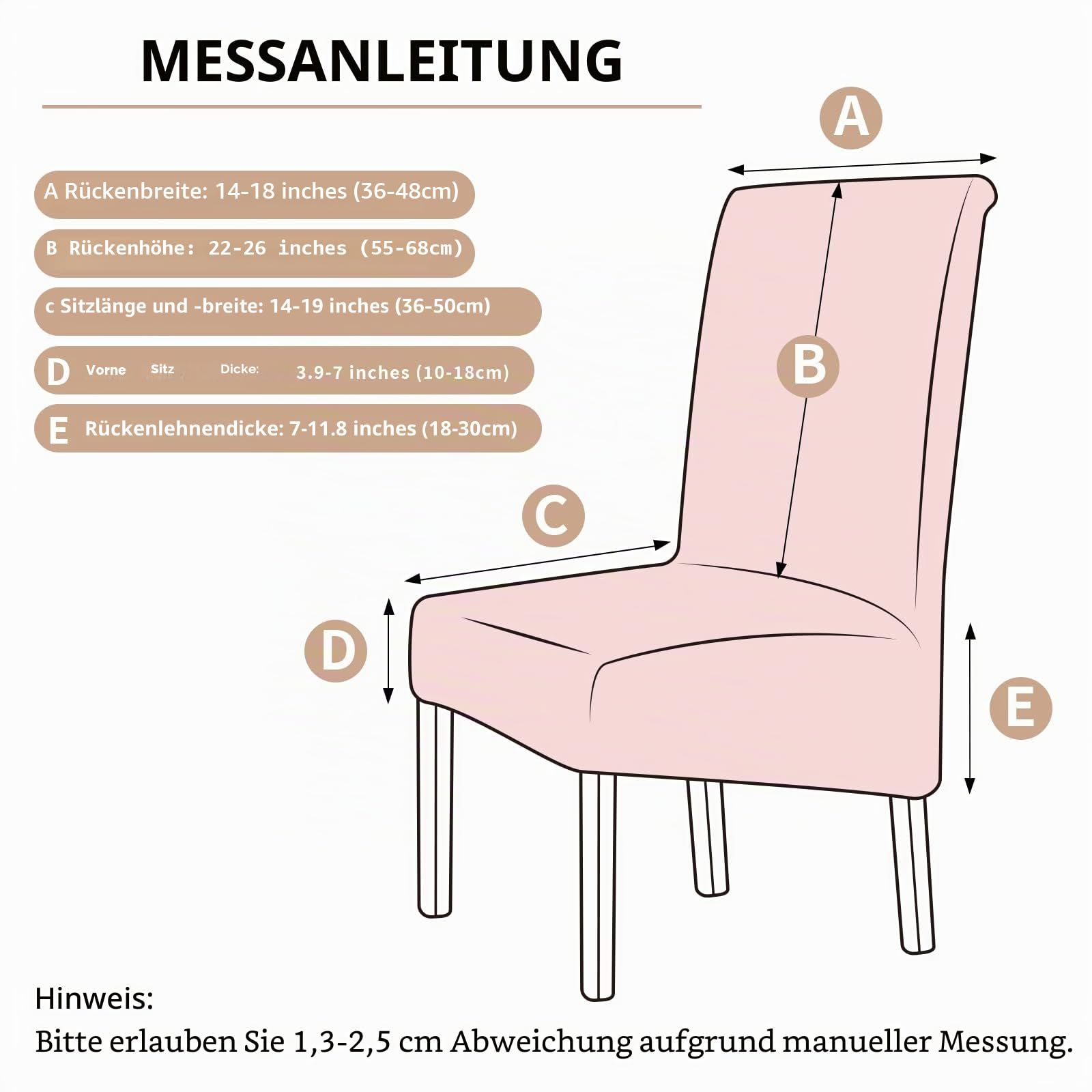 Lydevo Stuhlhussen XL 6er Set Stretch Stuhlhussen Schwingstühle XL für Esszimmerstühle Spandex Universal-Stuhlbezug Large Dining Chair Schonbezüge für Stuhl Esszimmer Hotel Bankett,Diagonal#Grau