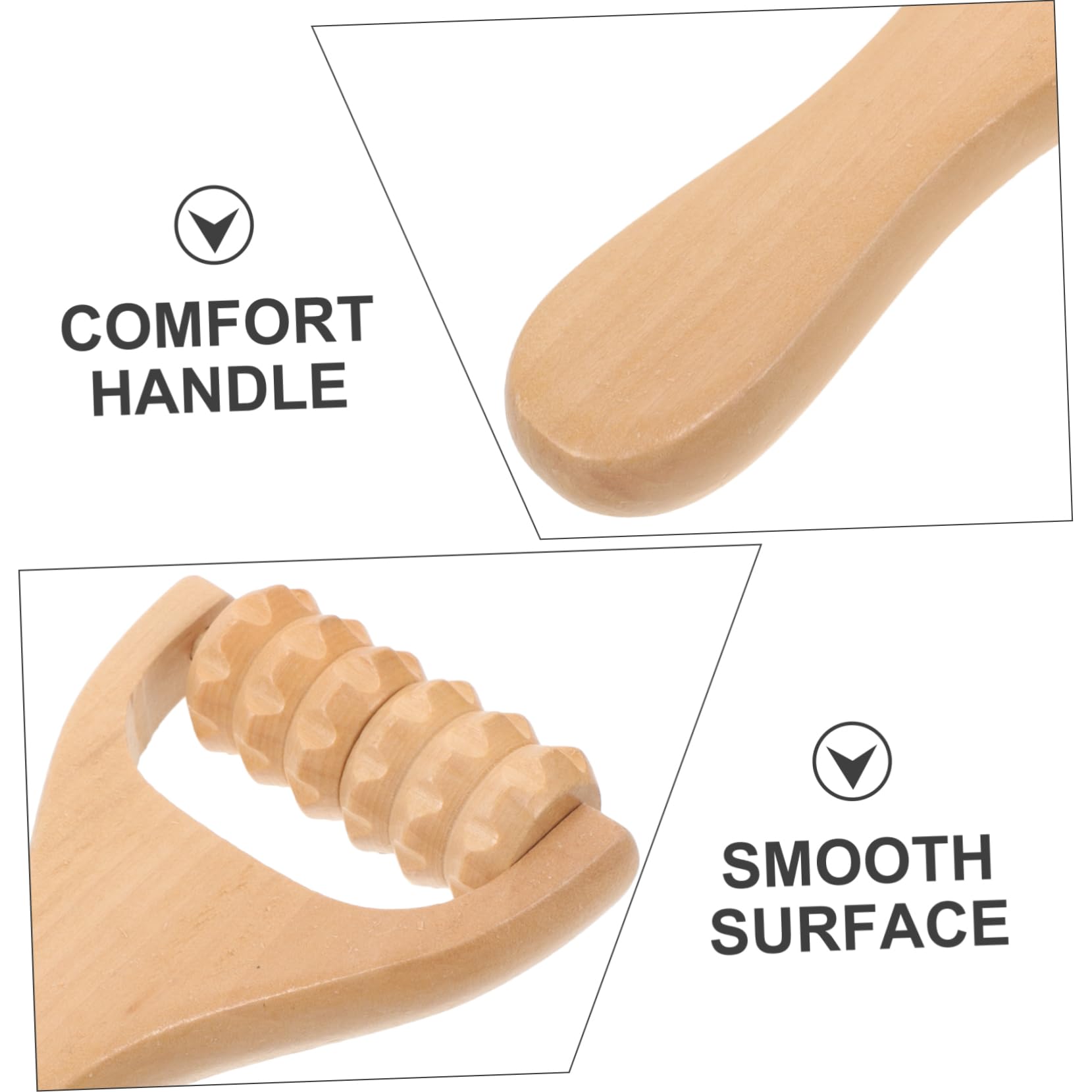 VALICLUD 5 Set Strumenti Di Massaggiatore Massaggiante Massaggiatore Della Spalla Massaggiatore Per Spalle Per Uso Quotidiano Strumento Di Massaggio Di Legno 3 Pezzi * 5
