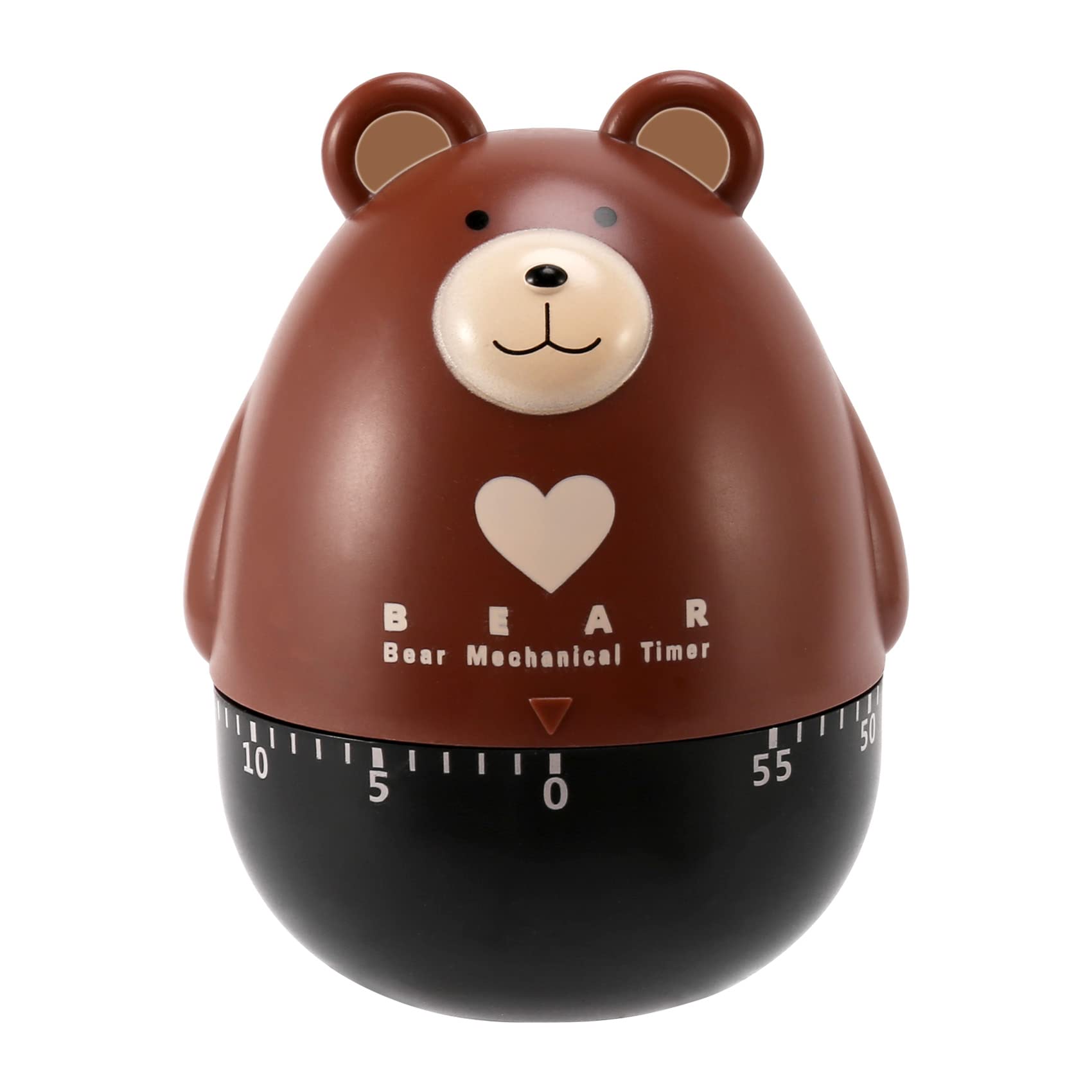 qimoi Kitchen Timer Egg Timer Countdown Timer Mechanical Animal Family Timer 55 Minutes,for Cooking,Sports,Learning,Etc