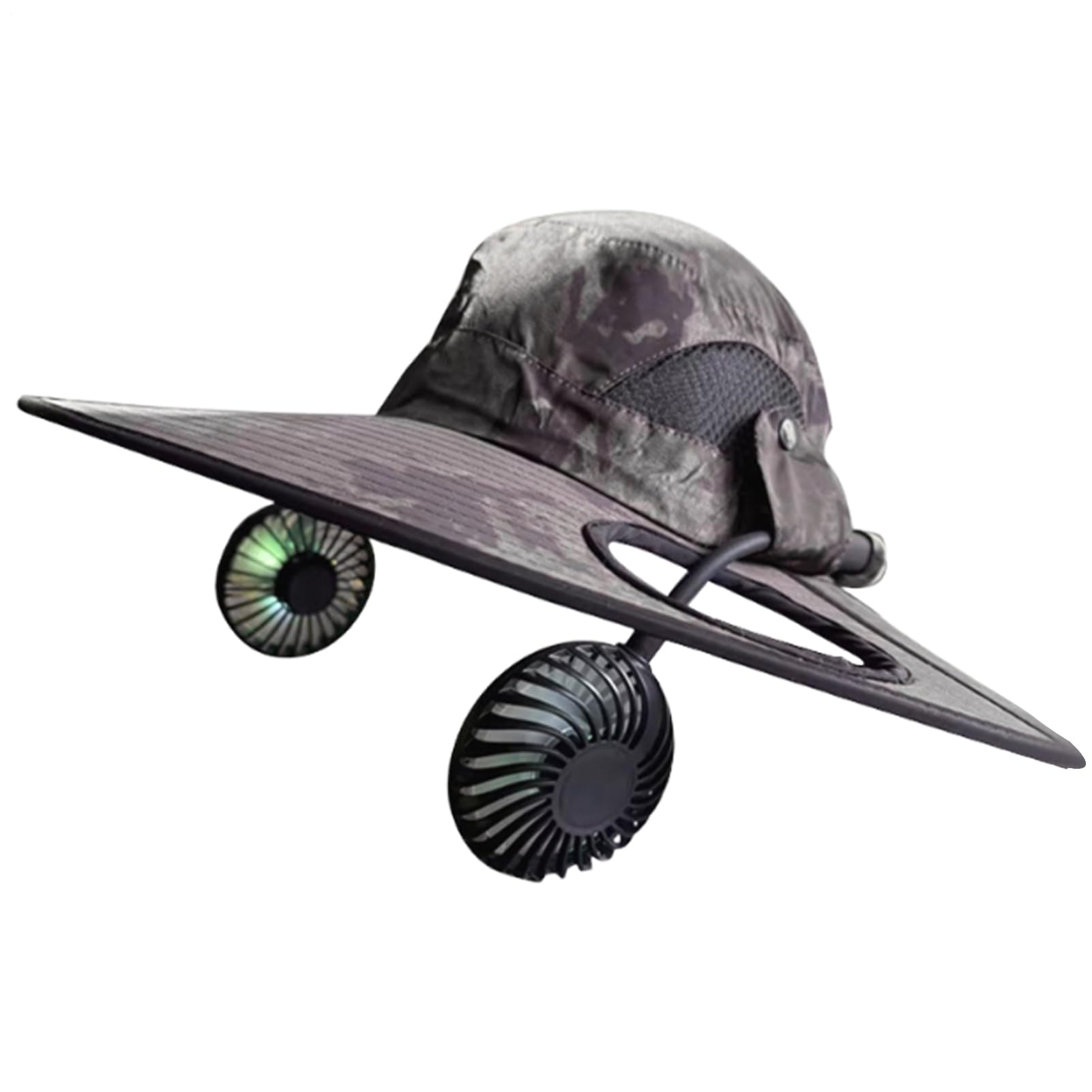 Cappello con Ventola Cappello Ricaricabile e Portatile con Raffreddamento | Cappello con Protezione Solare per l'Esterno per Spiaggia Pesca Viaggio Escursionismo Giardinaggio Golf