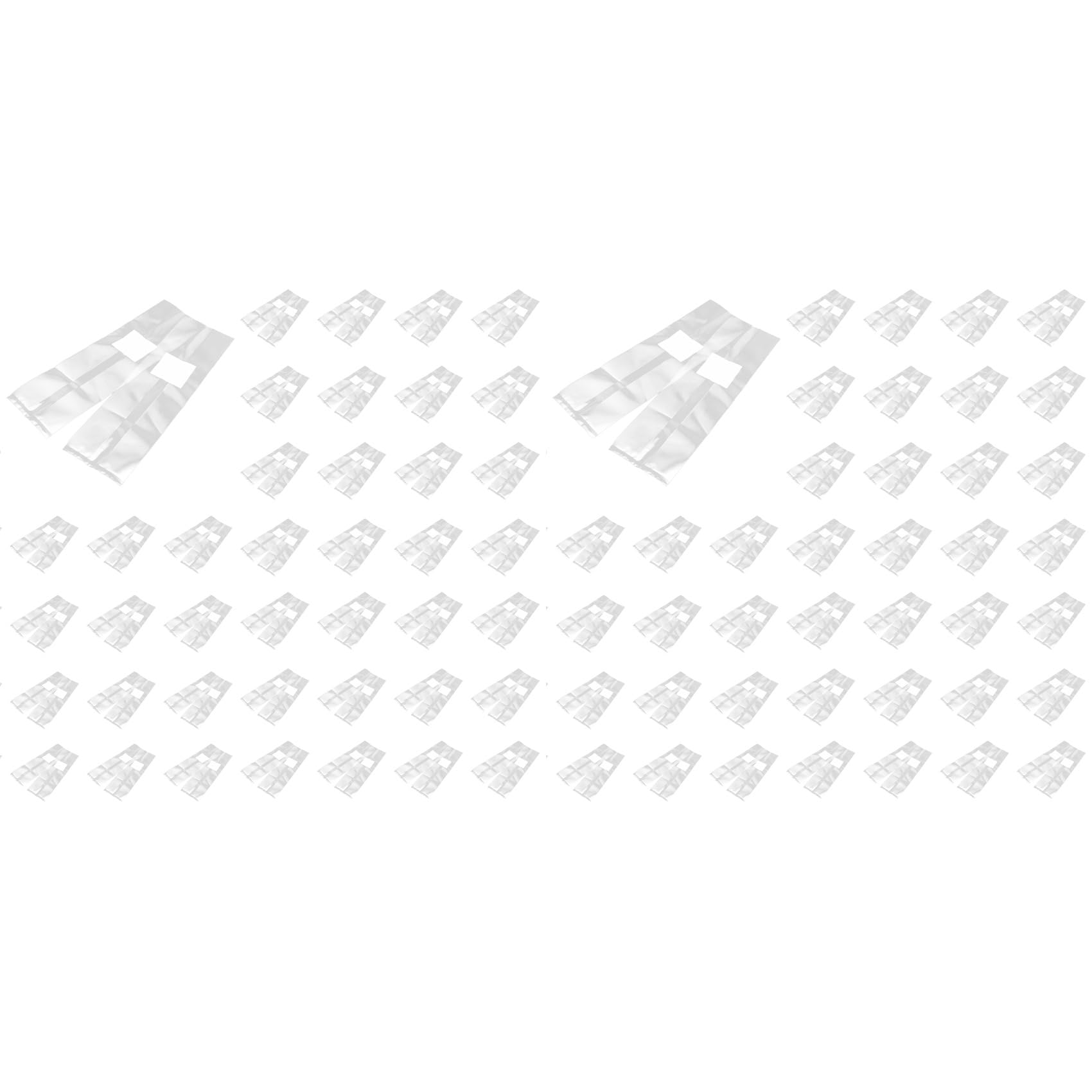 Hndhbfgrt 100Pcs PVC Mushroom Spawn Grow Bag Substrate Clear Bags High Temp Pre-Sealable
