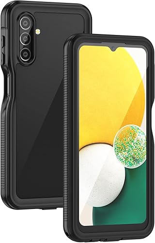 Lanhiem Funda para Samsung Galaxy A13 5G, IP68 impermeable a prueba de polvo con protector de pantalla integrado, resistente a los golpes de cuerpo