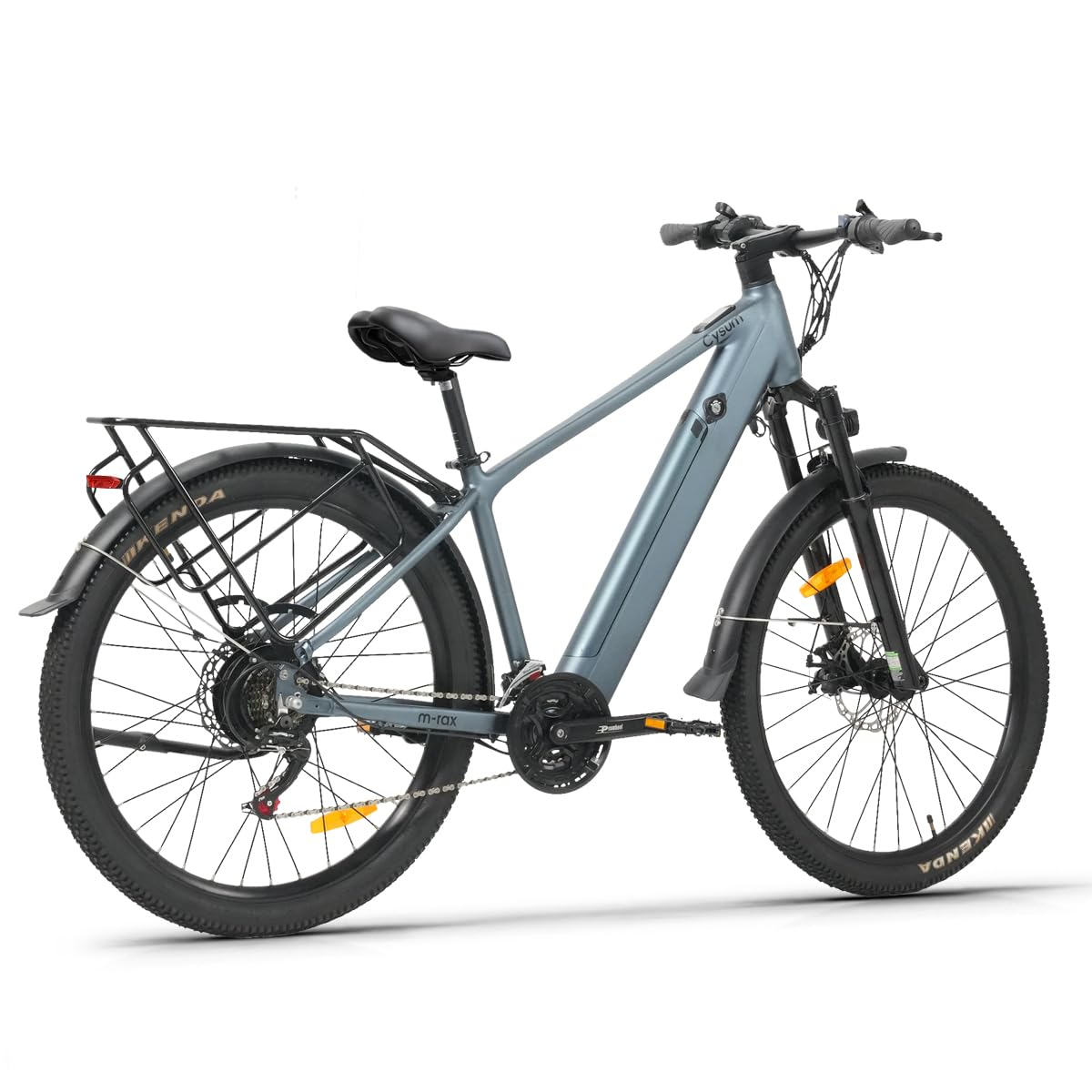 cysum M-Rax 27,5" Vélo électrique, VTT électrique Homme Femme, Moteur 250 W, Batterie 48v13AH, autonomie 80 km, 21 Vitesses, vélo électrique Urbain