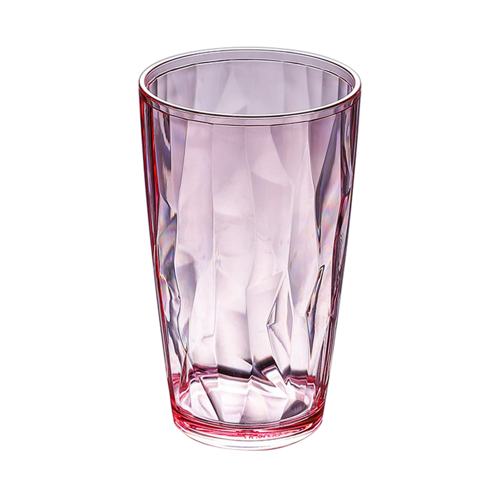 HZBB Unbreakable Acrylic Drinking Glasses Fruit Champagne Cup for 490ml Shatterproof Water Tumblers Drinking Glasses