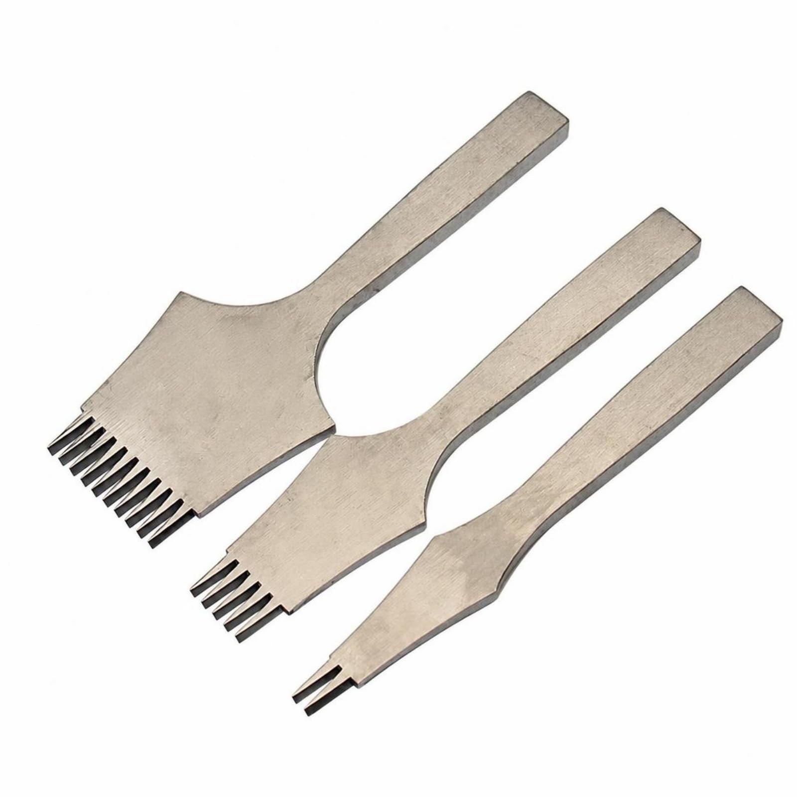 3 Pezzi Scalpello per Pelle Robusto, 3,38 Mm