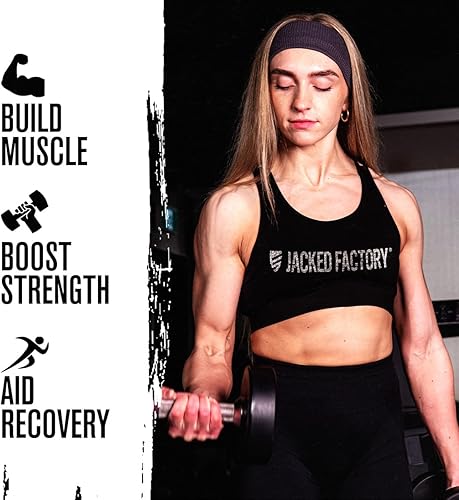 Miniatura 3 de Jacked Factory Cápsulas de creatina HCl  CON CRET Creatine Pills 750mg  Crecimiento muscular magro y recuperación, aumenta la fuerza y resistencia,