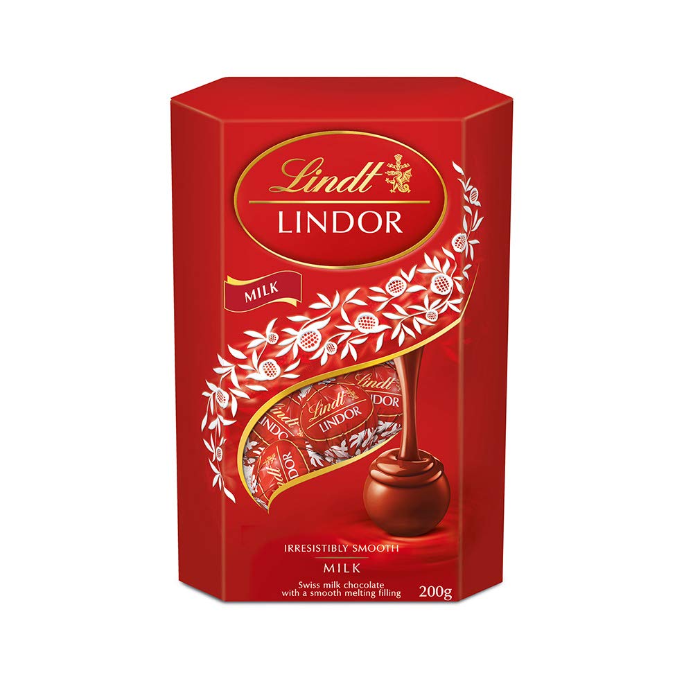 Lindt Lindor Cornet Mılk Truffle Gift Box, 200g Pack by decadent foods-image-9