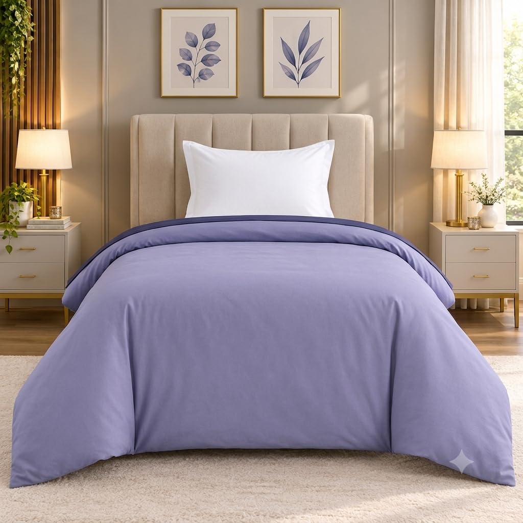 Reversible Cotton Duvet Cover - Olive Mist -6 Reversible Cotton Duvet Cover - Olive Mist -6