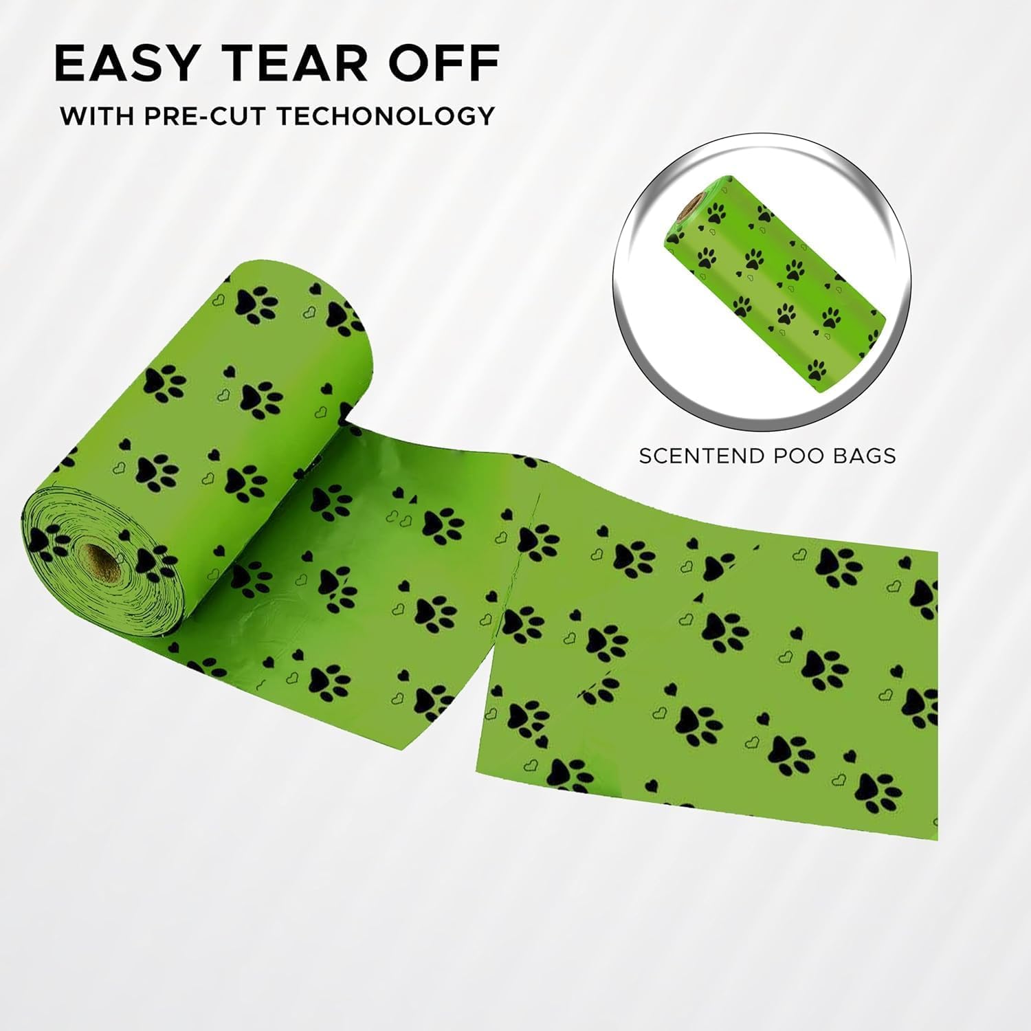 PlasTechFree Compostable Pet Waste Bags - 270 Count, Plant-Based, Home Compostable, No Plastic, Eco-Friendly Dog Poop Bags - View #2